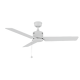 APEX 52 In 3 Blade Smart Ceiling Fan Without  LED  Lights With Pull Chain