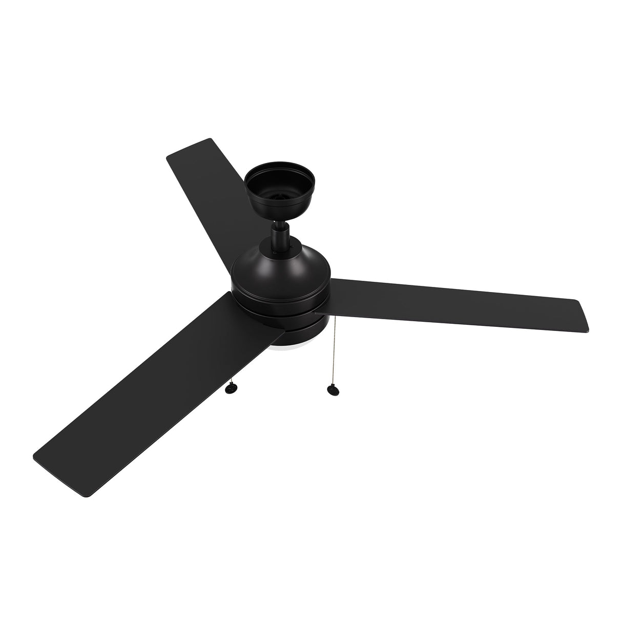 MALTA 52 In 3 Blade Smart Ceiling Fan With Integrated LED Lights With Pull Chain