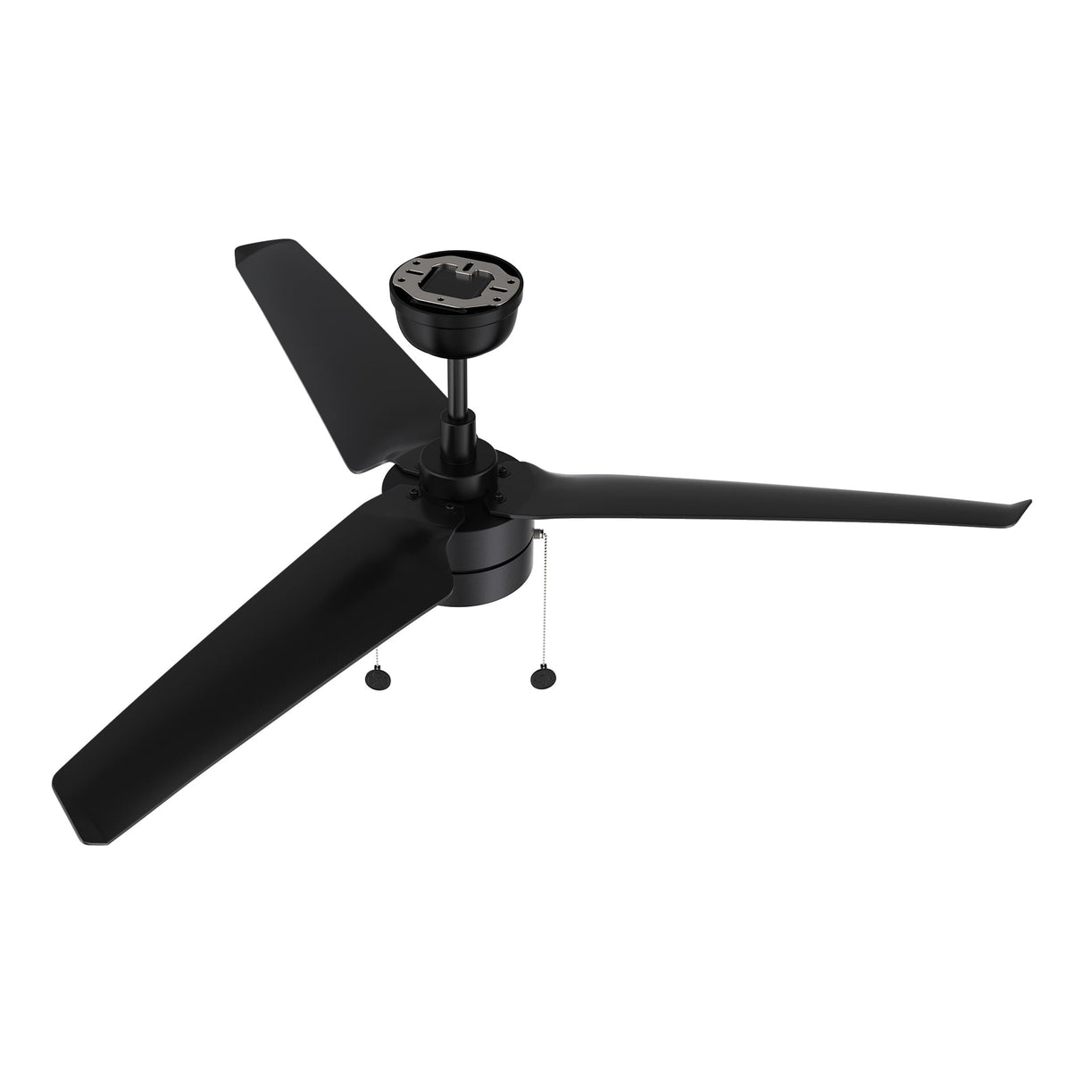 REXTON 52 In 3 Blade Smart Ceiling Fan With Integrated LED Lights With Pull Chain