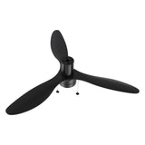 HAVEN 52 In 3 Blade Smart Ceiling Fan With Integrated LED Lights With Pull Chain
