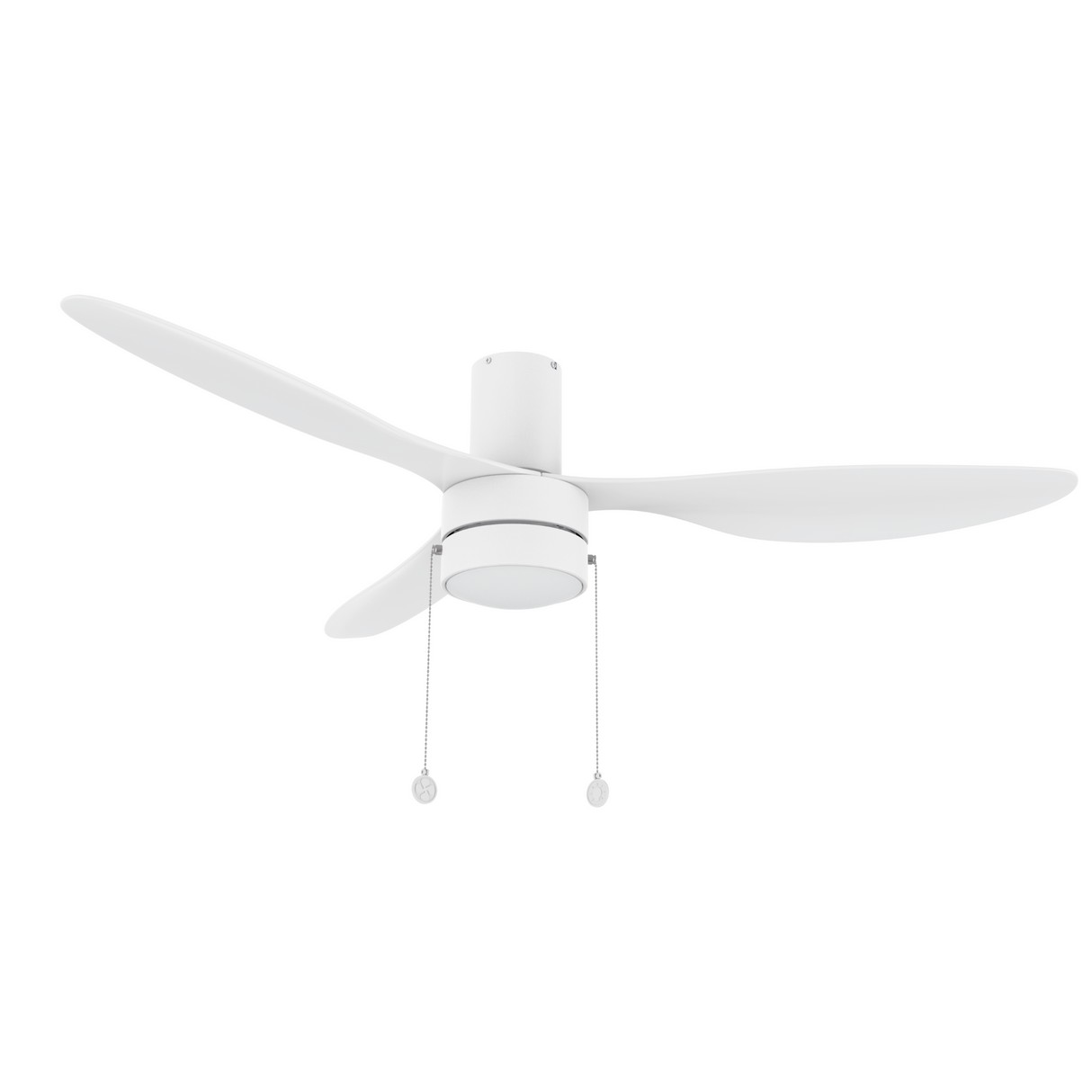 HAVEN 52 In 3 Blade Smart Ceiling Fan With Integrated LED Lights With Pull Chain