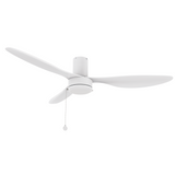 HAVEN 52 In 3 Blade Smart Ceiling Fan With Integrated LED Lights With Pull Chain