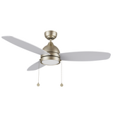 GREENWOOD 48" inch 3-Blade Ceiling Fan with LED Light & Pull Chain