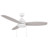 GREENWOOD 48" inch 3-Blade Ceiling Fan with LED Light & Pull Chain