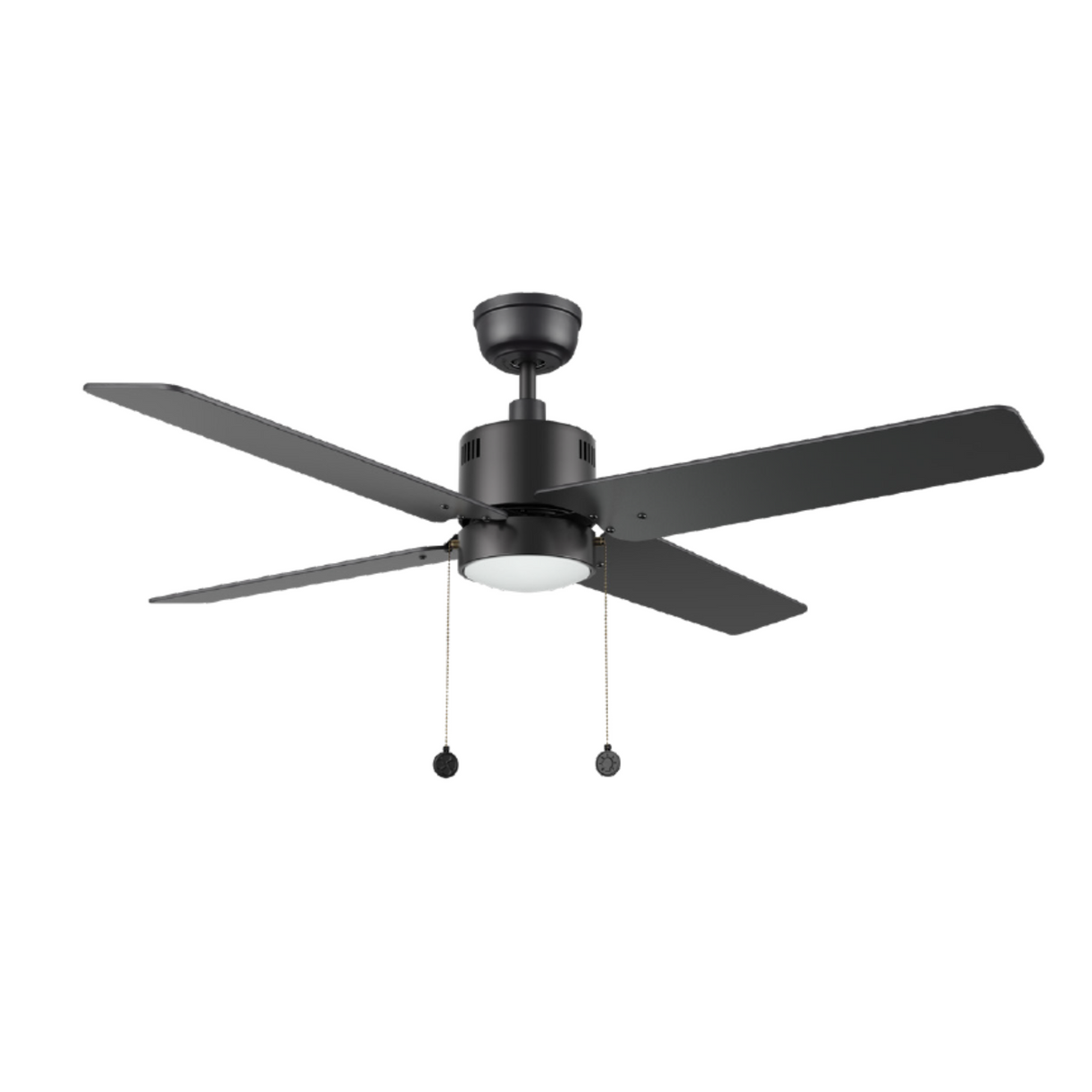APEX 52 In 4 Blade Smart Ceiling Fan With Integrated LED Lights With Pull Chain