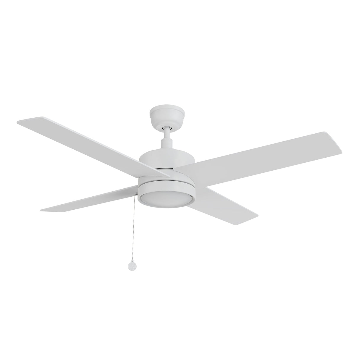 ASCOTT 52 In 4 Blade Smart Ceiling Fan Without  LED  Lights With Pull Chain