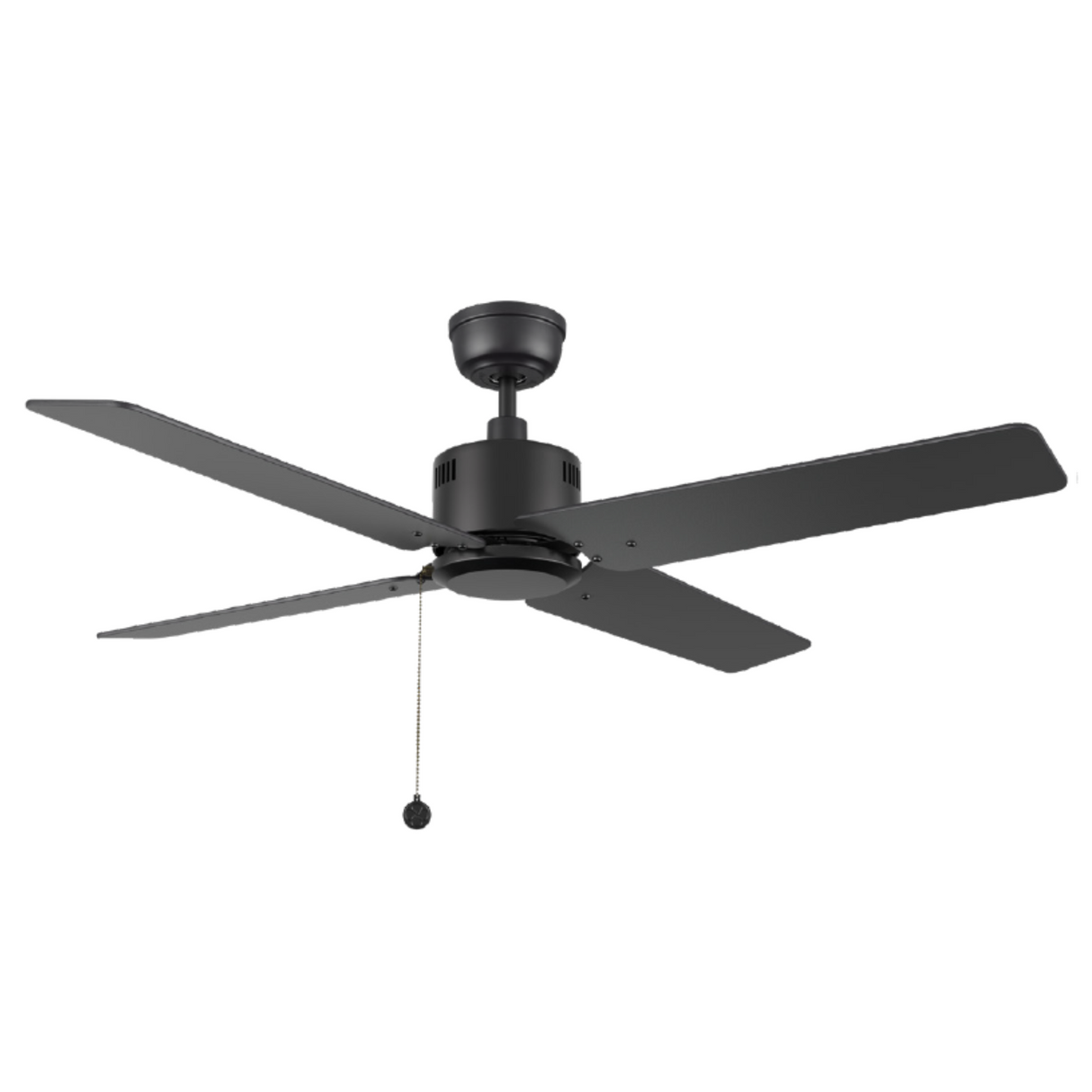 APEX 52 In 4 Blade Smart Ceiling Fan Without  LED  Lights With Pull Chain