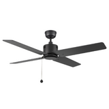 APEX 52 In 4 Blade Smart Ceiling Fan Without  LED  Lights With Pull Chain
