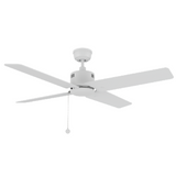 APEX 52 In 4 Blade Smart Ceiling Fan Without  LED  Lights With Pull Chain
