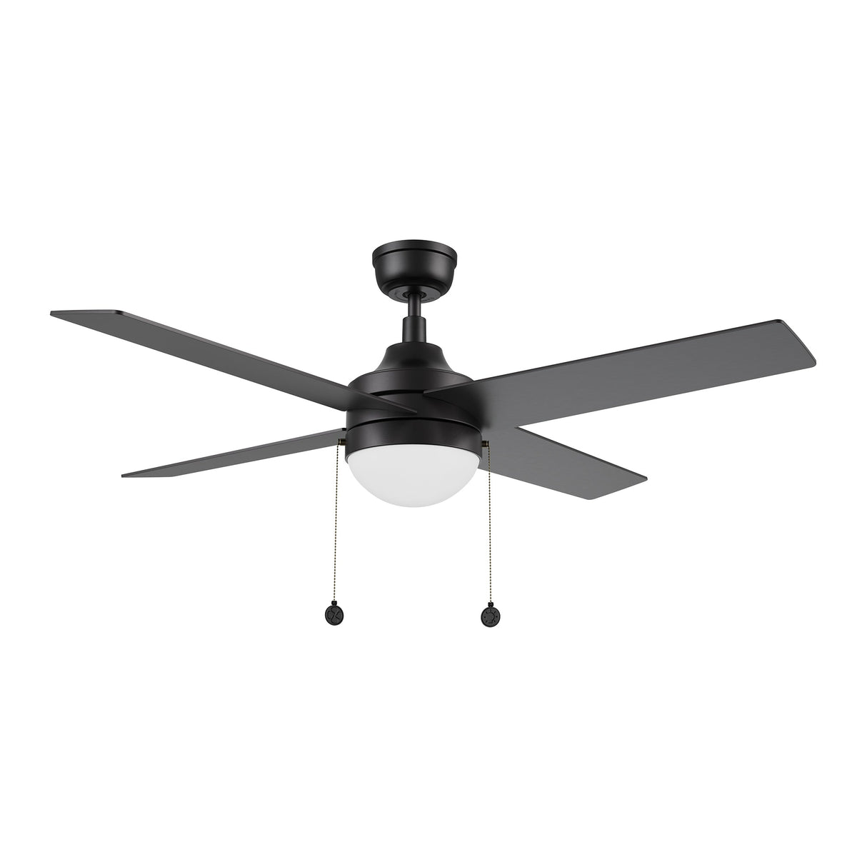 MALTA 52 In 4 Blade Smart Ceiling Fan With Integrated LED Lights With Pull Chain