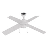 MALTA 52 In 4 Blade Smart Ceiling Fan With Integrated LED Lights With Pull Chain