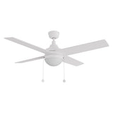 MALTA 52 In 4 Blade Smart Ceiling Fan With Integrated LED Lights With Pull Chain