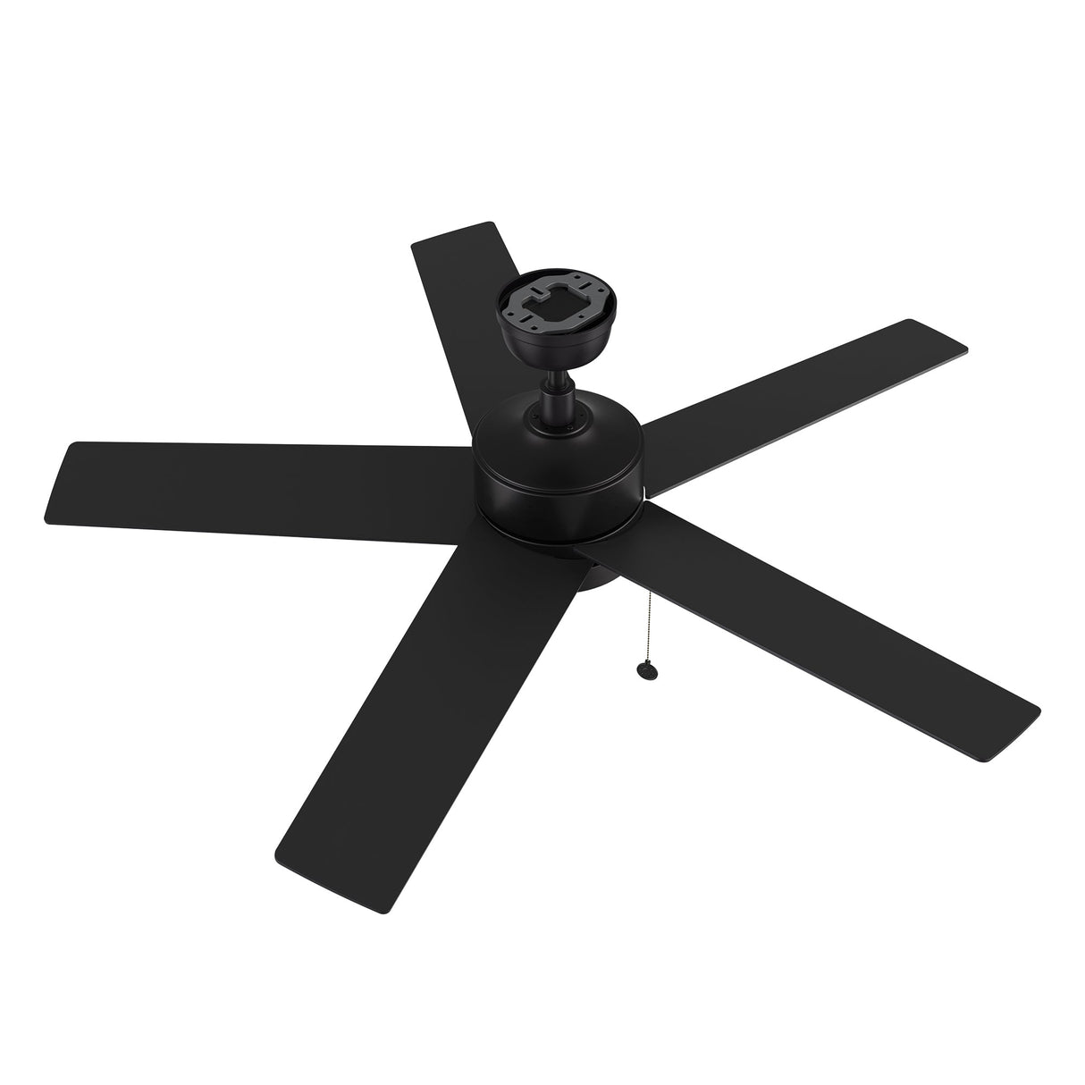 ASCOTT 52 In 5 Blade Smart Ceiling Fan With Integrated LED Lights With Pull Chain