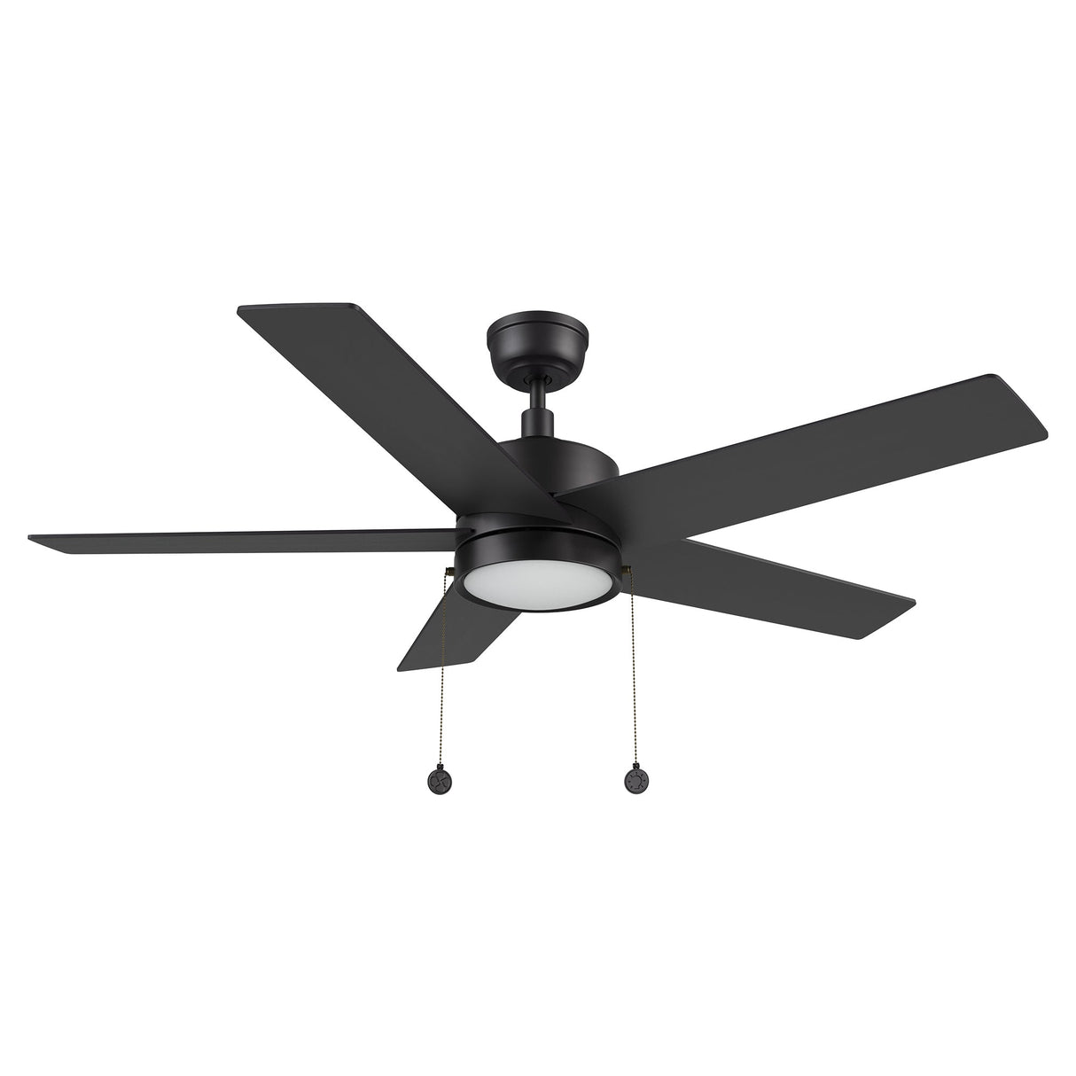 ASCOTT 52 In 5 Blade Smart Ceiling Fan With Integrated LED Lights With Pull Chain