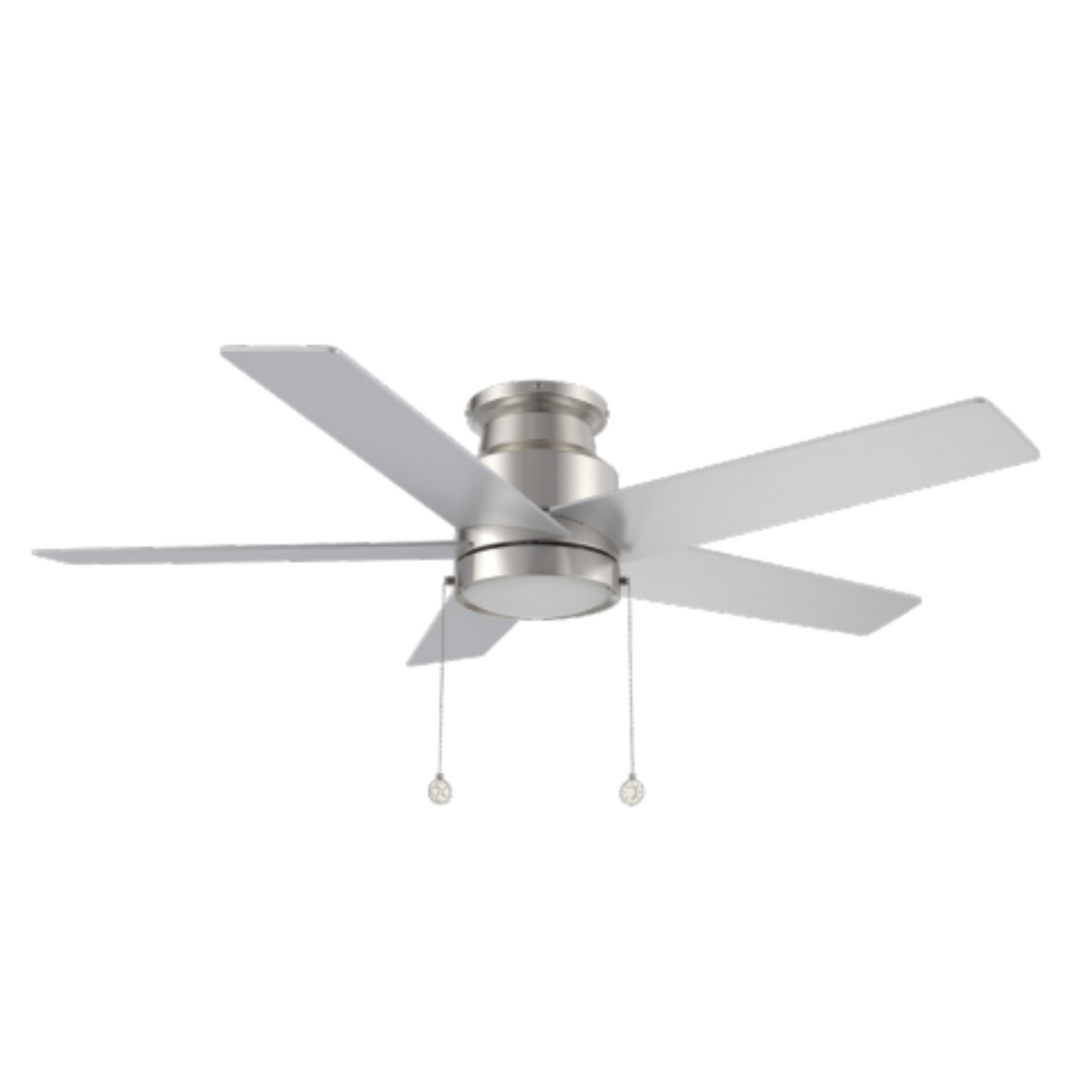 ASCOTT 52 inch 5-Blade Flush Mount Ceiling Fan with Pull Chain