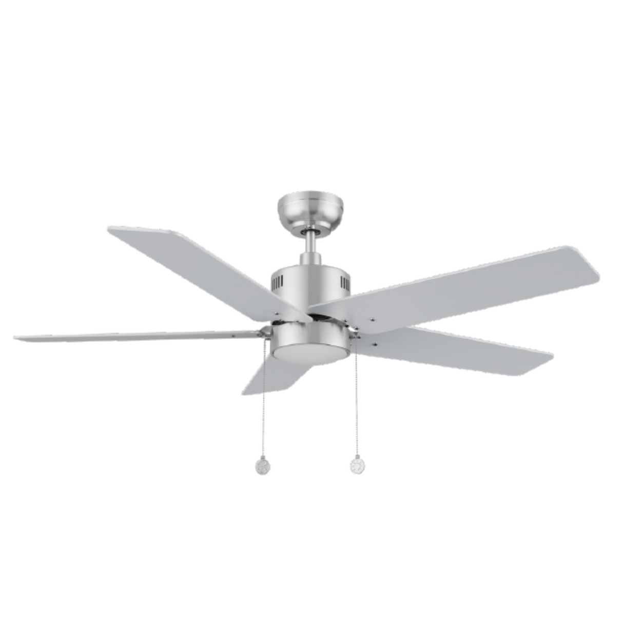 APEX 52 In 5 Blade Smart Ceiling Fan With Integrated LED Lights With Pull Chain