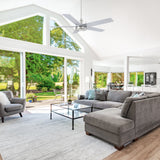 ASCOTT 52 In 5 Blade Smart Ceiling Fan Without  LED  Lights With Pull Chain