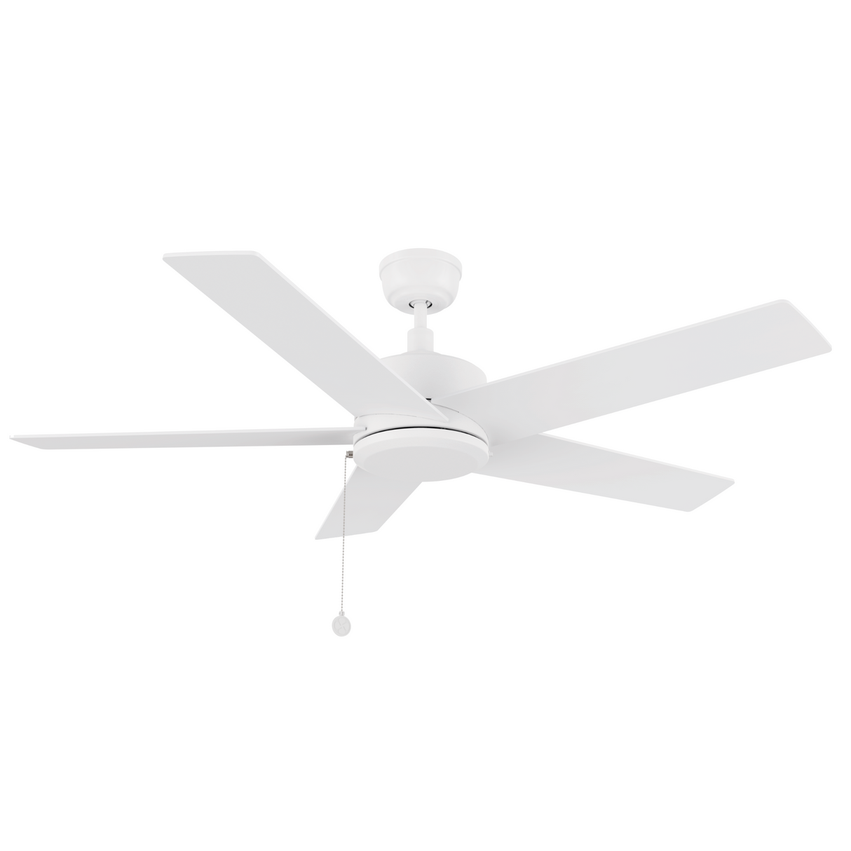ASCOTT 52 In 5 Blade Smart Ceiling Fan Without  LED  Lights With Pull Chain