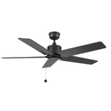 APEX 52 In 5 Blade Smart Ceiling Fan Without  LED  Lights With Pull Chain