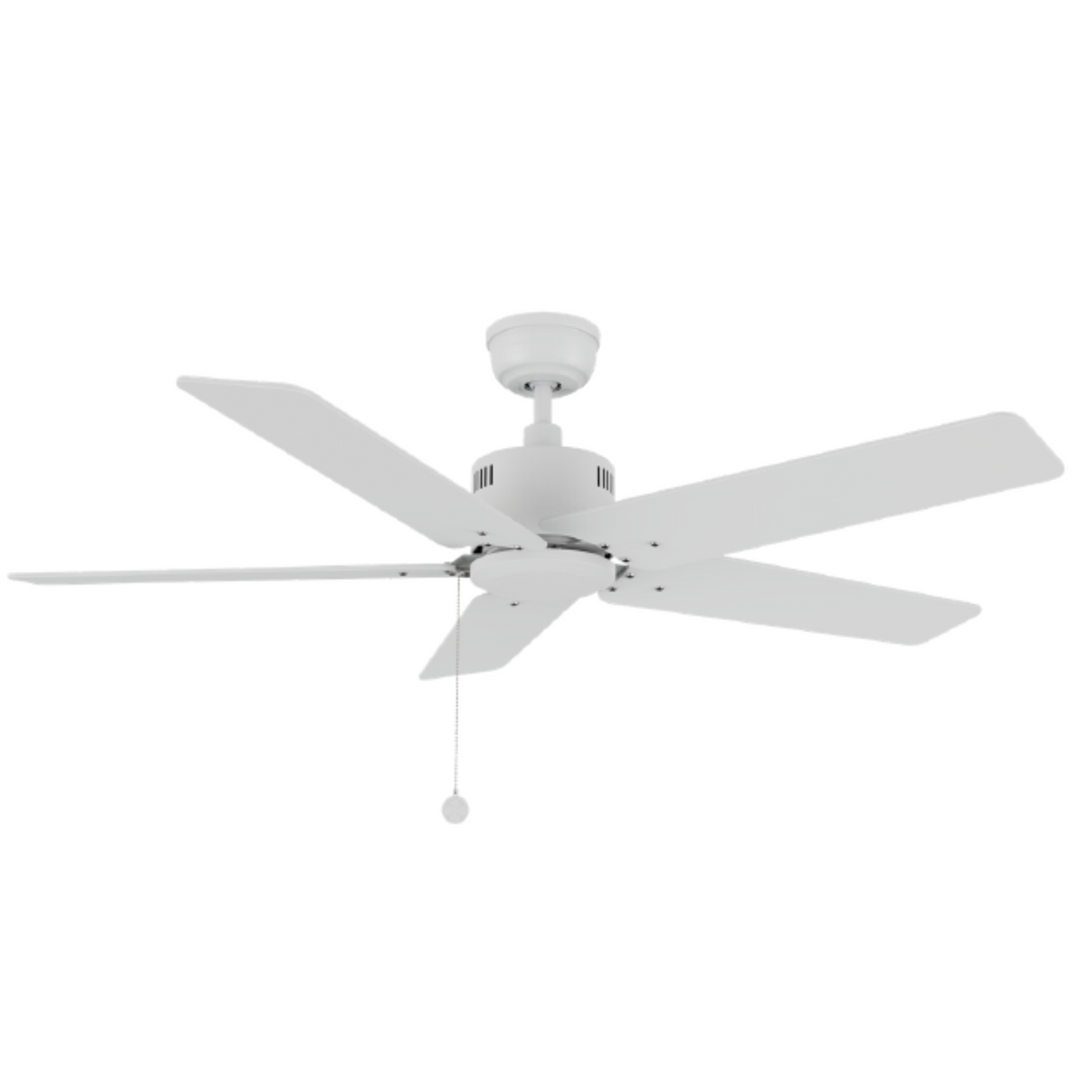 APEX 52 In 5 Blade Smart Ceiling Fan Without  LED  Lights With Pull Chain