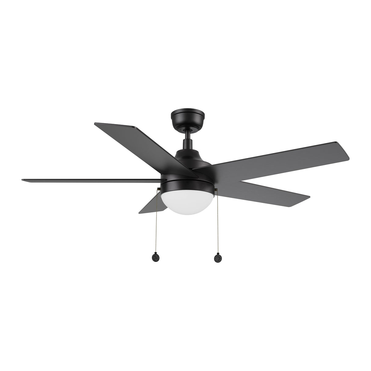 MALTA 52 In 5 Blade Smart Ceiling Fan With Integrated LED Lights With Pull Chain