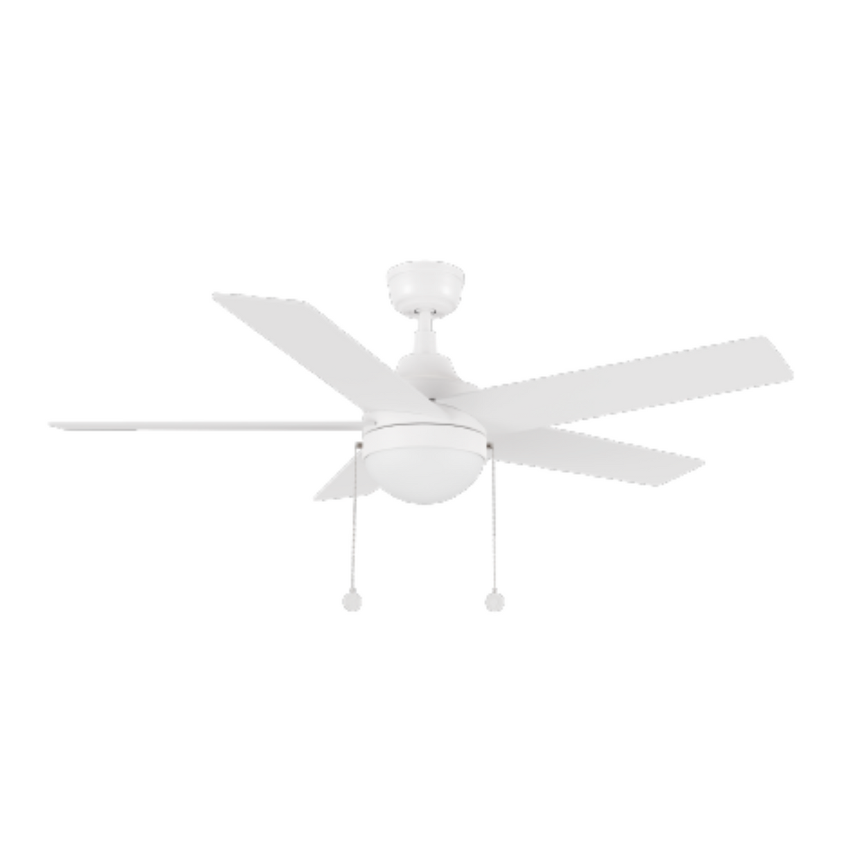 MALTA 52 In 5 Blade Smart Ceiling Fan With Integrated LED Lights With Pull Chain