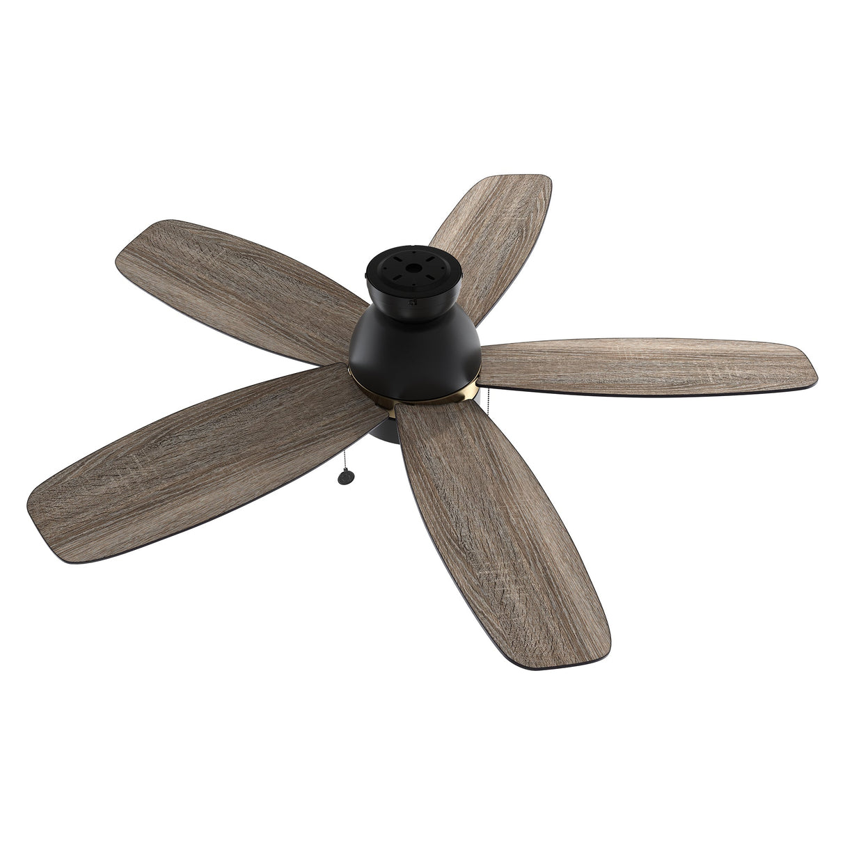 GREENWOOD 52 In 5 Blade Smart Ceiling Fan With Integrated LED Lights With Pull Chain