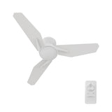 LEON 44 In 3 Blade Smart Ceiling Fan Without  LED  Lights With Remote