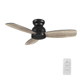 STANLEY 44 In 3 Blade Smart Ceiling Fan Without  LED  Lights With Remote