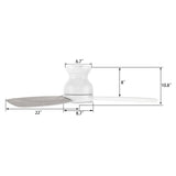STANLEY 44 In 3 Blade Smart Ceiling Fan Without  LED  Lights With Remote