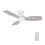 STANLEY 44 In 3 Blade Smart Ceiling Fan Without  LED  Lights With Remote