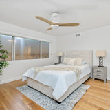 BONELLI 48 In 3 Blade Smart Ceiling Fan With Integrated LED Lights With Remote Control