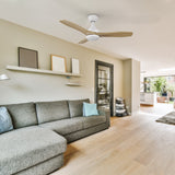 BONELLI 48 In 3 Blade Smart Ceiling Fan With Integrated LED Lights With Remote Control