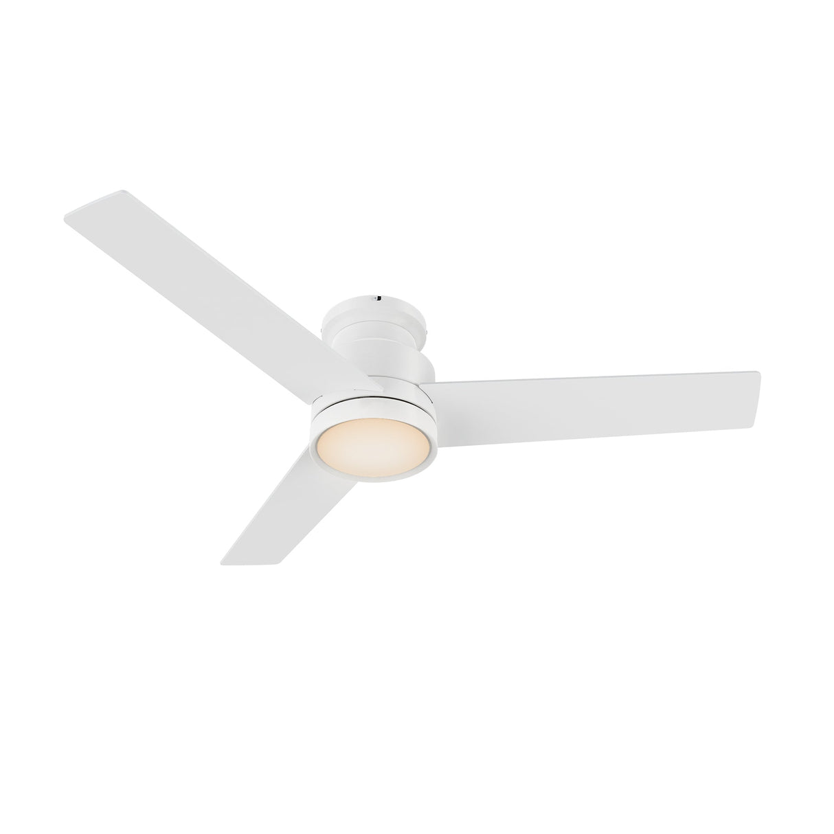 SANTANA 52 inch 3-Blade Flush Mount Ceiling Fan with LED light & Remote