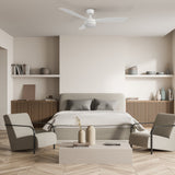 VARA 52 In 3 Blade Smart Ceiling Fan With Integrated LED Lights With Remote
