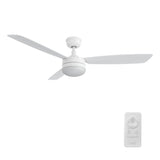 VARA 52 In 3 Blade Smart Ceiling Fan With Integrated LED Lights With Remote