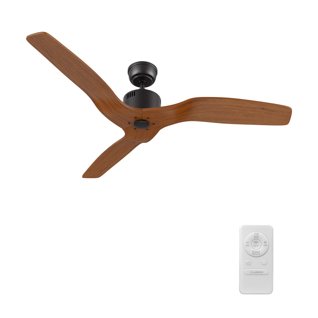 GARNETT 52 In 3 Blade Smart Ceiling Fan Without  LED  Lights With Remote Control