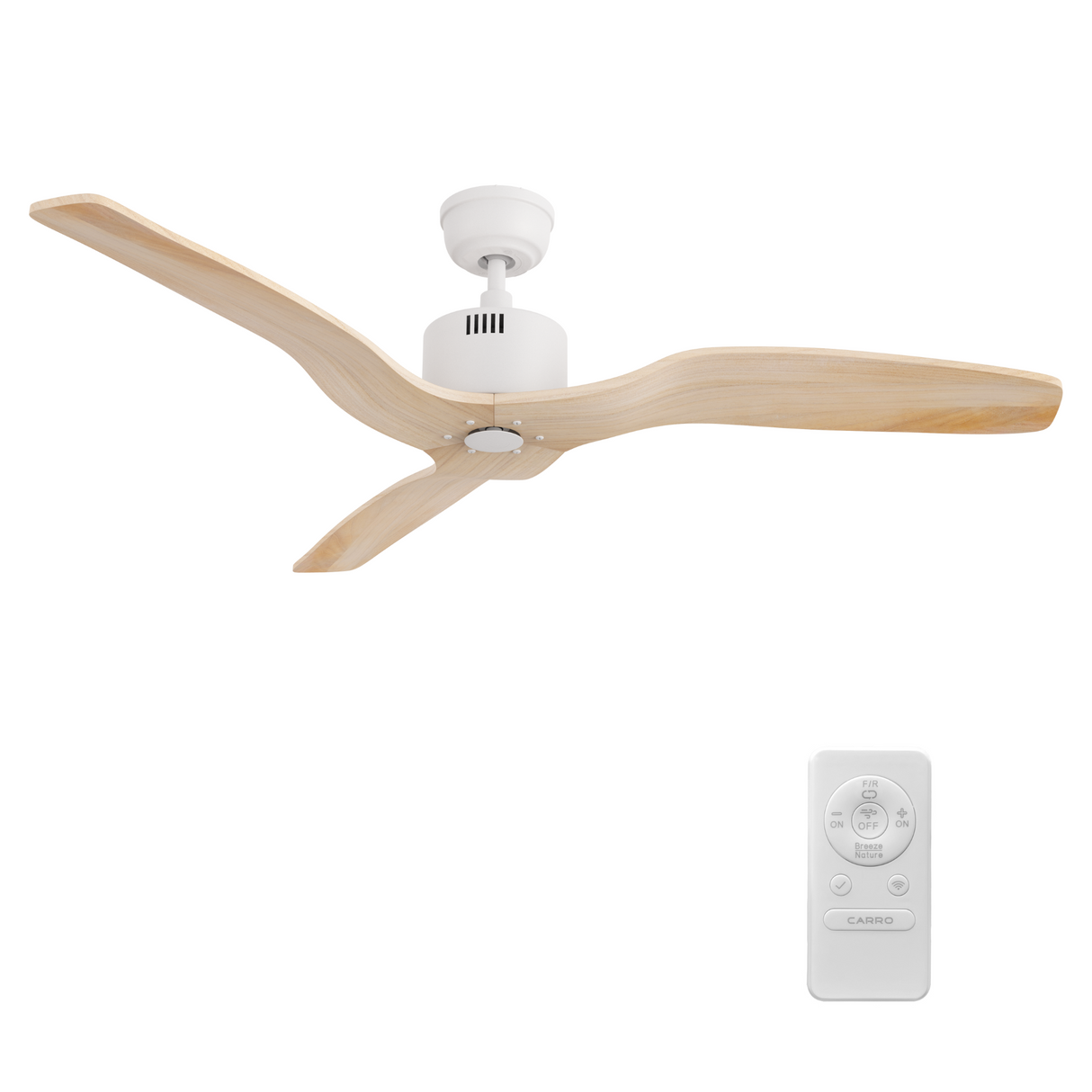 GARNETT 52 In 3 Blade Smart Ceiling Fan Without  LED  Lights With Remote Control