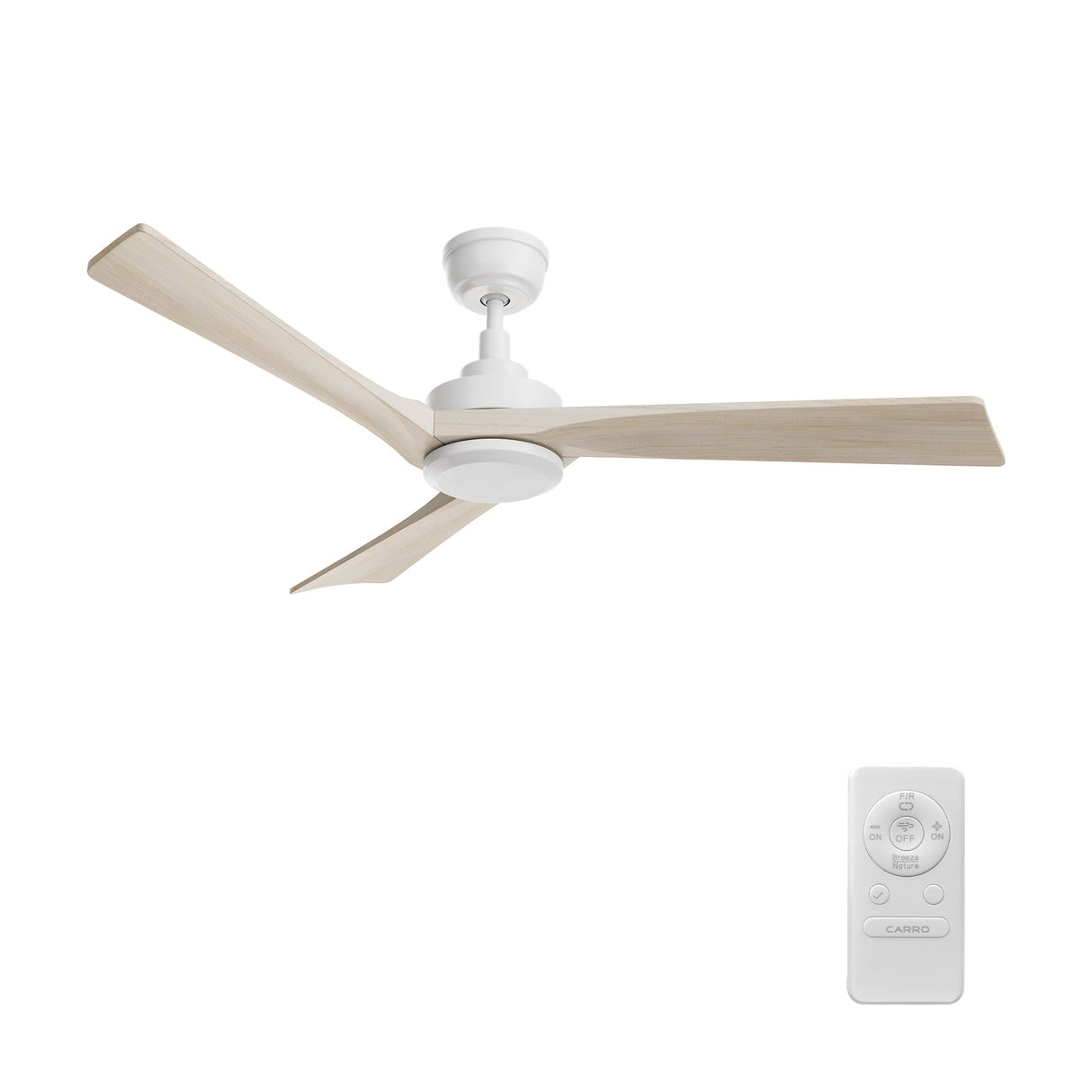 WESTBURY 52 In 3 Blade Smart Ceiling Fan Without  LED  Lights With Remote