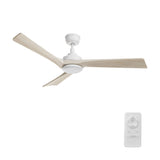 WESTBURY 52 In 3 Blade Smart Ceiling Fan Without  LED  Lights With Remote