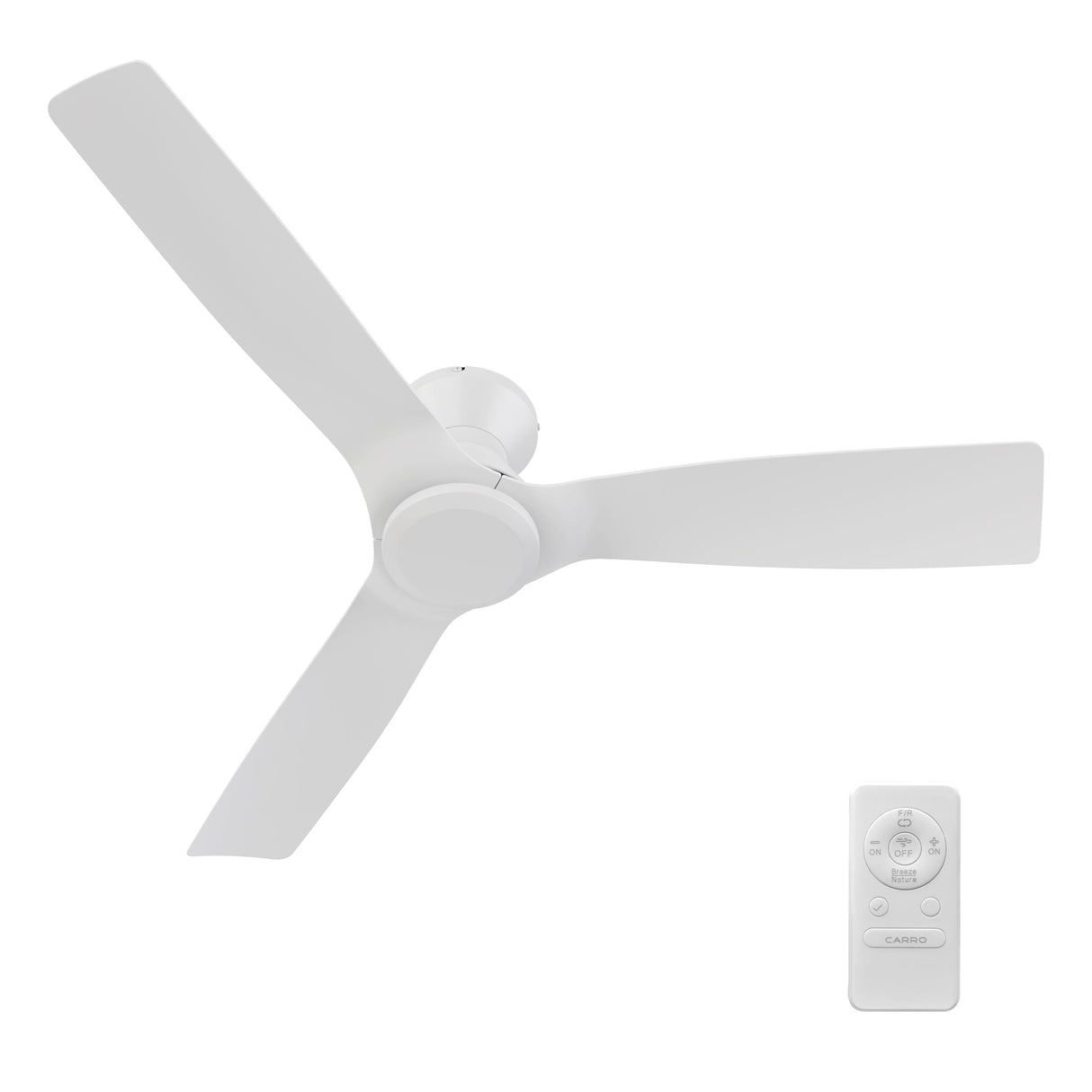 DALBY 52 In 3 Blade Smart Ceiling Fan Without  LED  Lights With Remote Control