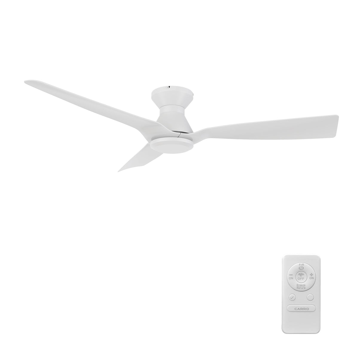 DALBY 52 In 3 Blade Smart Ceiling Fan Without  LED  Lights With Remote Control