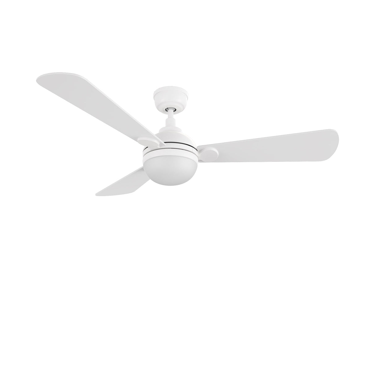 ZEPHYR 52 In 3 Blade Smart Ceiling Fan With Integrated LED Lights With Remote Control