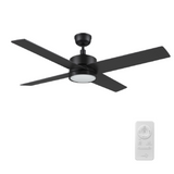 SANTANA 52 In 4 Blade Smart Ceiling Fan With Integrated LED Lights With Remote