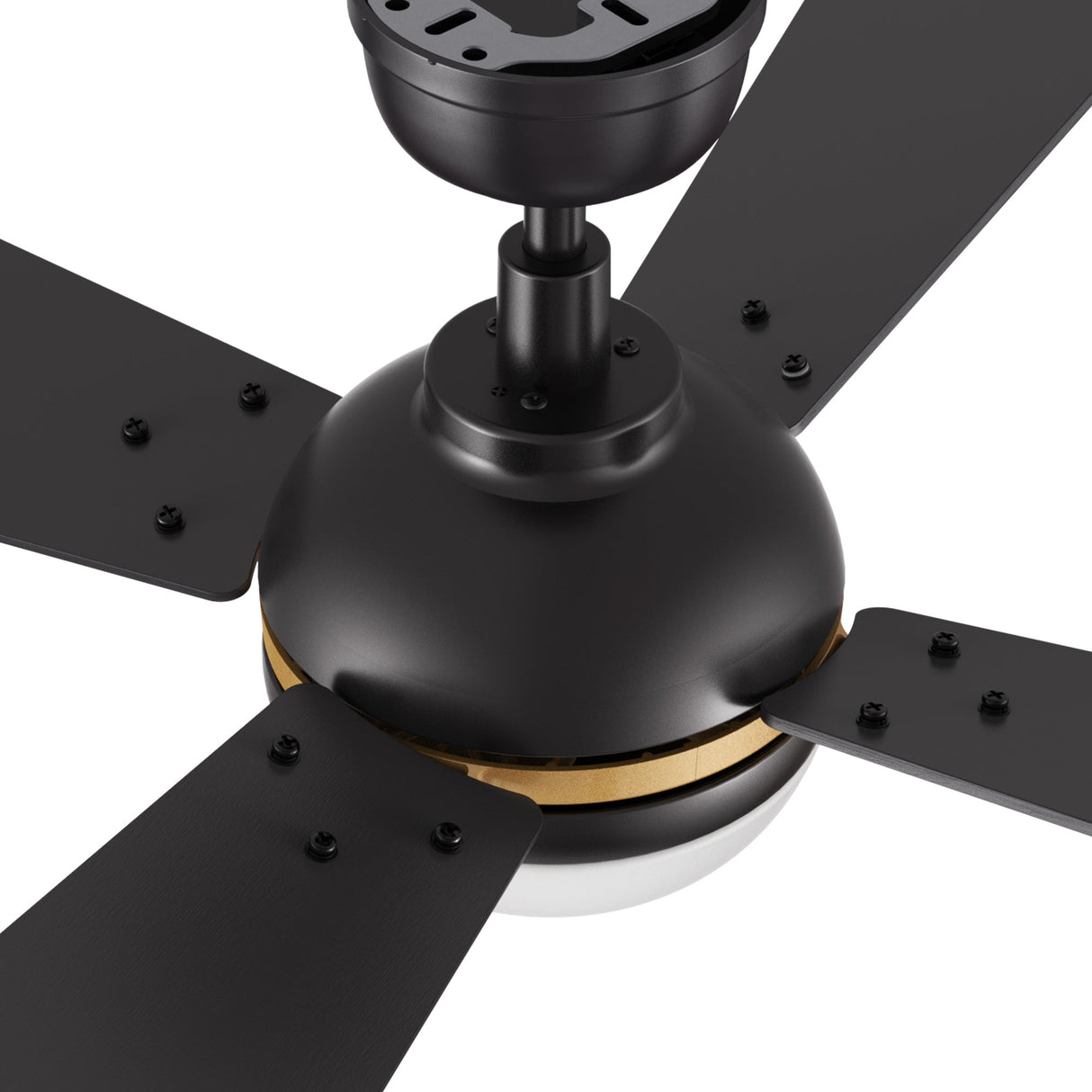 ZEPHYR 52 In 4 Blade Smart Ceiling Fan With Integrated LED Lights With Remote Control