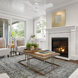 ZEPHYR 52 In 4 Blade Smart Ceiling Fan With Integrated LED Lights With Remote Control