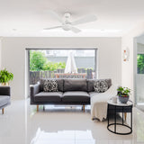 ZEPHYR 52 In 4 Blade Smart Ceiling Fan With Integrated LED Lights With Remote Control