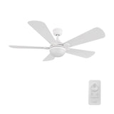 ZEPHYR 52 In 5 Blade Smart Ceiling Fan With Integrated LED Lights With Remote Control