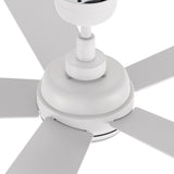 TRYTON 52 In 5 Blade Smart Ceiling Fan With Integrated LED Lights With Google Home