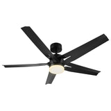 ONYX 52 In 5 Blade Smart Ceiling Fan With Integrated LED Lights With Remote